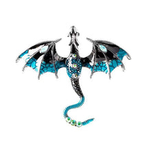 Load image into Gallery viewer, Retro Cartoon Flying Dragon Brooch Suit Coat Accessories Rhinestone Brooch Couple Accessories for All Genders Gifts
