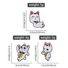 Load image into Gallery viewer, Cartoon Cute Styling Lucky Cat Alloy Brooch Enamel Pins Personalized and Trendy Metal Badge Accessories Funny Gifts
