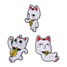 Load image into Gallery viewer, Cartoon Cute Styling Lucky Cat Alloy Brooch Enamel Pins Personalized and Trendy Metal Badge Accessories Funny Gifts
