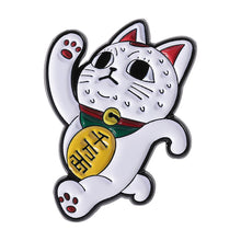 Load image into Gallery viewer, Cartoon Cute Styling Lucky Cat Alloy Brooch Enamel Pins Personalized and Trendy Metal Badge Accessories Funny Gifts
