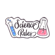 Load image into Gallery viewer, New Chemical Equation Series Alloy Brooch Cute and Cartoonish Backing Paint Badge Creative Accessories Gift for Friend
