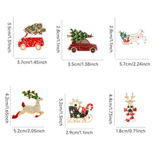 Load image into Gallery viewer, Creative and Fashionable Christmas Accessories Christmas-Themed Brooch Christmas Metal Accessories Pin Christmas Gift
