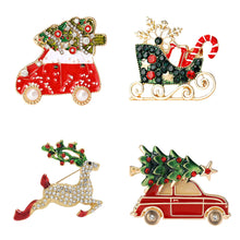 Load image into Gallery viewer, Creative and Fashionable Christmas Accessories Christmas-Themed Brooch Christmas Metal Accessories Pin Christmas Gift
