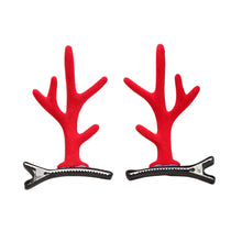 Load image into Gallery viewer, Christmas Hairpins and Hair Accessories Antler Clip Children's Headwear Cute and Festive Atmosphere Elk Bell Ornaments Christmas Gift
