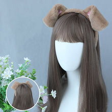 Load image into Gallery viewer, Cute Plush Ear Hairbands for Dalmatian Dogs Spa Headband Realistic Animal Ears Comic Convention Props Festival Party Accessory
