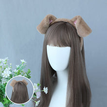 Load image into Gallery viewer, Cute Plush Ear Hairbands for Dalmatian Dogs Spa Headband Realistic Animal Ears Comic Convention Props Festival Party Accessory
