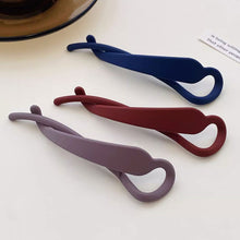 Load image into Gallery viewer, Simple and Fashionable Hair Cip Banana Clip Vertical Clip Resin Hair Clamp Hairpin Hair Accessory for Women Chic Updos
