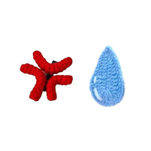 Load image into Gallery viewer, 2Pack Plush Angry Duck Hair Clip Water Drop Crochet Woolen Headwear Personalized Style Creative Hair Clips
