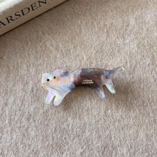 Load image into Gallery viewer, Acetic Acid Animal Cat Hand-Made Hairpin Versatile Cute Bangs Hair Accessory for Girls Clip Side Broken Hair Clip
