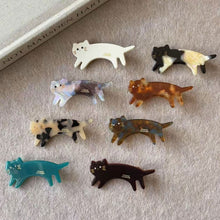 Load image into Gallery viewer, Acetic Acid Animal Cat Hand-Made Hairpin Versatile Cute Bangs Hair Accessory for Girls Clip Side Broken Hair Clip
