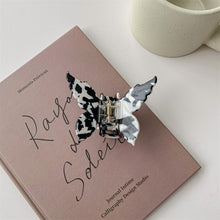 Load image into Gallery viewer, French Butterfly Shaped Colorful Hairclips Mermaid Acetate Hairpins Back of Head Acetate Clip Retro Hair Aaccessories for Women
