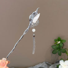 Load image into Gallery viewer, Light Luxury Starry Sky Moonstone Tassel Hairpin New Chinese-Style Hair Accessory Elegant Hair Stick for Women Gift
