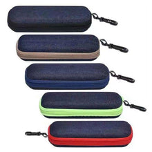 Load image into Gallery viewer, EVA Zipper Eyeglass Case Pressure Resistant Sunglasses Box Portable Eyewear Case Casual Sports Glasses Case Eyeglasses Storage Box
