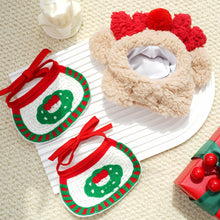 Load image into Gallery viewer, Cute Pet Christmas Cosplay Hat For Dogs Cats Clothes Costumes Santa Hat Scarf Dressing Up Christmas Party Costume Suit
