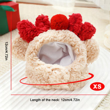 Load image into Gallery viewer, Cute Pet Christmas Cosplay Hat For Dogs Cats Clothes Costumes Santa Hat Scarf Dressing Up Christmas Party Costume Suit
