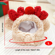 Load image into Gallery viewer, Cute Pet Christmas Cosplay Hat For Dogs Cats Clothes Costumes Santa Hat Scarf Dressing Up Christmas Party Costume Suit
