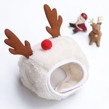 Load image into Gallery viewer, Cute Pet Christmas Cosplay Hat For Dogs Cats Clothes Costumes Santa Hat Scarf Dressing Up Christmas Party Costume Suit
