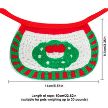 Load image into Gallery viewer, Cute Pet Christmas Cosplay Hat For Dogs Cats Clothes Costumes Santa Hat Scarf Dressing Up Christmas Party Costume Suit
