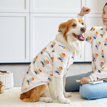 Load image into Gallery viewer, 7.5-45kg Fashion Bear Patttern Pet Dog Cat T-shirt Pure Cotton Dog Clothes for French Bulldog Mediun Large Dogs Soft Breathable
