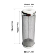 Load image into Gallery viewer, 12/16mm Aquarium Inflow Inlet Filter Stainless Steel Mesh Net Guard Fish Tank Filter Accesories Intake Strainer Prefilter Cover
