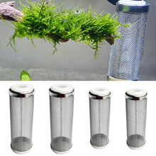Load image into Gallery viewer, 12/16mm Aquarium Inflow Inlet Filter Stainless Steel Mesh Net Guard Fish Tank Filter Accesories Intake Strainer Prefilter Cover

