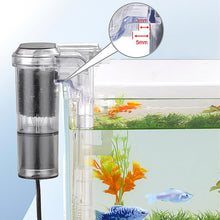 Load image into Gallery viewer, Aquarium Filter Mini Silent USB Waterfall Fish Tank Filter Adjustable Water Volume Wall Mounted USB Fish Tank Filtration Device
