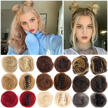 Load image into Gallery viewer, Women's Wig Hair Buns Synthetic Curly Chignon Claw Hair Messy Buns Updo Claw Clip In Hairpiece
