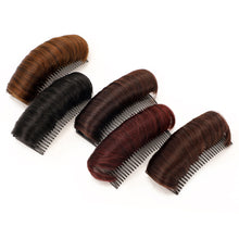 Load image into Gallery viewer, Women Invisible Fluffy Hair Pad Wig Cushion Stable Hair Roots Volumizing Fiber Insert Comb Heightening Artifact Hairstyle Tool
