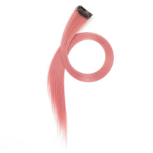 Load image into Gallery viewer, 6Pcs/pack Colorful Long Straight Hair Pieces Synthetic Clip-in Hair Extensions Synthetic High Temperature Fiber Wig for Daily Use Party
