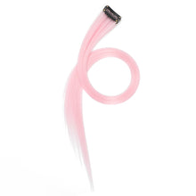 Load image into Gallery viewer, 6Pcs/pack Colorful Long Straight Hair Pieces Synthetic Clip-in Hair Extensions Synthetic High Temperature Fiber Wig for Daily Use Party
