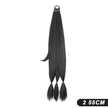 Load image into Gallery viewer, 22-32Inch Synthetic Braided Ponytail Wig With Elastic Rubber Band Fake Ponytail Hair Extension Wrapped Around Hair Accessories
