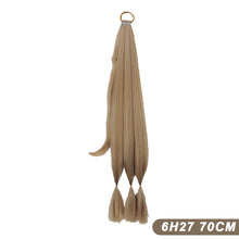 Load image into Gallery viewer, 22-32Inch Synthetic Braided Ponytail Wig With Elastic Rubber Band Fake Ponytail Hair Extension Wrapped Around Hair Accessories
