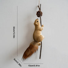 Load image into Gallery viewer, Simulation Mini Squirrel Model Christmas Tree Decoration 3D Ornament Winter Decorations for Home 2026 New Year
