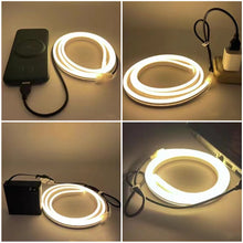 Load image into Gallery viewer, LED Strip Neon Light USB DC 5V Dimmable Touch Sensor Switch Flexible Silicone Neon Sign Tape Waterproof For Outdoor Home Decor

