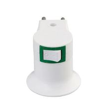 Load image into Gallery viewer, E27 Light Lamp Bulbs Socket Base Holder with Switch EU/US Plug Adapter ON/OFF Standard Screw-in Socket Outlet Converter
