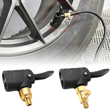 Load image into Gallery viewer, Multi-function Car Tire Air Chuck Inflator Pump Valve Connector Car Tyre Wheel Valve Brass Clip-on Adapter for Inflatable Pump
