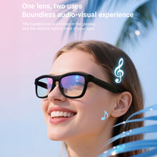 Load image into Gallery viewer, 5.4 Smart Bluetooth Glasses with AI Translation and Voice Assistant Adjustable Lens Tint Long-Endurance Outdoor Sports Headphones
