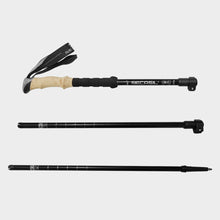 Load image into Gallery viewer, 62-135CM 3-Section Telescopic Aluminum Alloy Trekking Pole EVA Imitation Cork Handle Ultra-Light Hiking Stick
