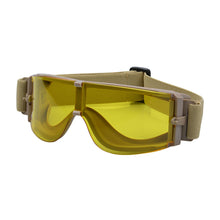 Load image into Gallery viewer, Tactical Goggles Anti-Impact Shooting Glasses Strap Fixation Windproof UV Protection Outdoor Cycling Sunglasses - X800
