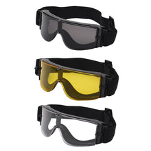 Load image into Gallery viewer, Tactical Goggles Anti-Impact Shooting Glasses Strap Fixation Windproof UV Protection Outdoor Cycling Sunglasses - X800
