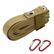 Load image into Gallery viewer, 315*2CM Outdoor Camping Tarp Extension Belt with Carabiner Multifunctional Adjustable Hanging Rope
