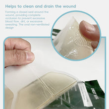 Load image into Gallery viewer, 1PC 4-Hole Chest Seal Hydrogel Chest Trauma Dressing for Wilderness First Aid and Emergency Protection
