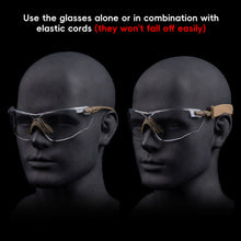 Load image into Gallery viewer, Outdoor Tactical Glasses Set Compatible with Helmet Mask Hat Sports Glasses for Cycling Hiking Running
