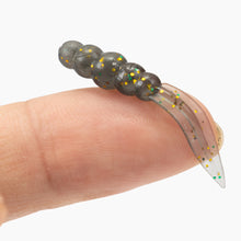 Load image into Gallery viewer, 20PCS 0.3G/3.5CM Floating Willow Leaf Flat Tail Soft Lures TPE High-Elasticity Scented Bait for Bass Perch Fishing
