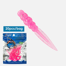 Load image into Gallery viewer, 20PCS 0.3G/3.5CM Floating Willow Leaf Flat Tail Soft Lures TPE High-Elasticity Scented Bait for Bass Perch Fishing
