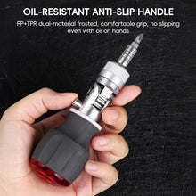 Load image into Gallery viewer, 8-in-1 Multifunctional Ratchet Screwdriver 360° Multi-Angle Retractable Hidden Design Portable Screwdriver Set
