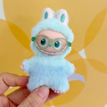 Load image into Gallery viewer, For V4 Labubu Glasses 6.5cm Cute Plastic Glasses for 10.5cm Labubu 4.0 Dolls Toy Glasses Accessories
