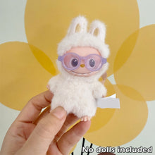 Load image into Gallery viewer, For V4 Labubu Glasses 6.5cm Cute Plastic Glasses for 10.5cm Labubu 4.0 Dolls Toy Glasses Accessories
