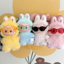 Load image into Gallery viewer, For V4 Labubu Glasses 6.5cm Cute Plastic Glasses for 10.5cm Labubu 4.0 Dolls Toy Glasses Accessories
