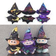 Load image into Gallery viewer, Miniature Halloween Doll Costume with Hat for 10.5cm Labubu 4.0 Dolls Cute Dress DIY Doll Clothes Lovely Outfit Gifts for Girls Friends
